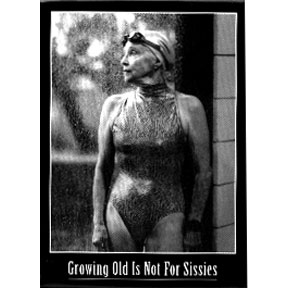 Growing Old Not For Sissies (Woman) Magnet
